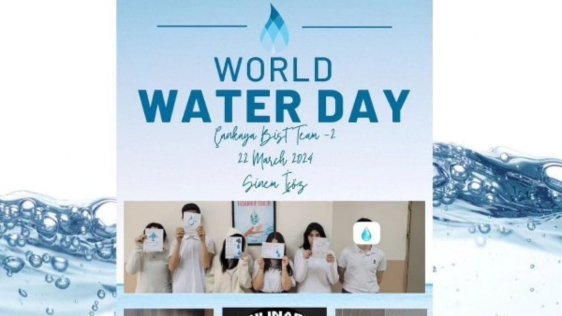 Dünya Su Gününü Kutladık